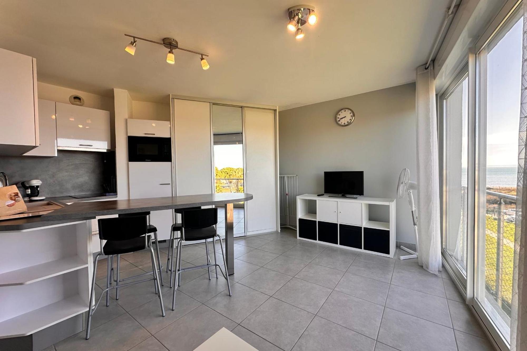 Les Pieds Dans Le Sable Appartement Vue Mer 1 Chambre 1 Cabine Le Grau-du-Roi Exterior foto